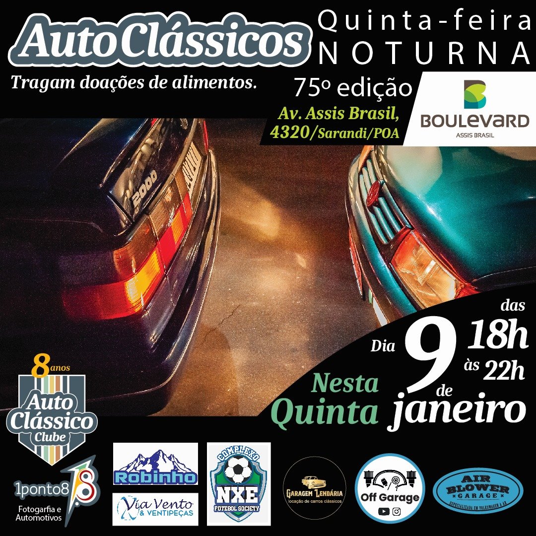 Quinta Noturna do Auto Clássico Clube